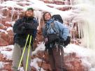 Kyle Pickering and Bobby McDowell walking across Canada